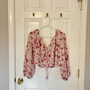 SHEIN Floral Crop Top